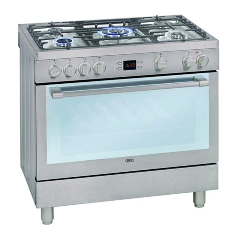 defy gas stove electric oven manual